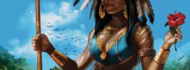 Anacaona was the last princess of the Caribbean and protector of the Taino people.