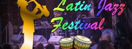 This is the logo of the Bay Area Latin Jazz Festival