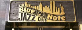 Blue Note Jazz Club on 3rd street. New York