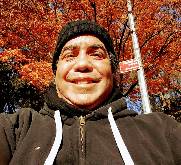 “Fall in NY. How beautiful are the colors of Autumn in NYC. Enjoying that watercolor of nature”. Aquiles Baez (November 8, 2018)