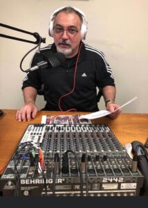 Johnny Cruz on the Radio - Photo