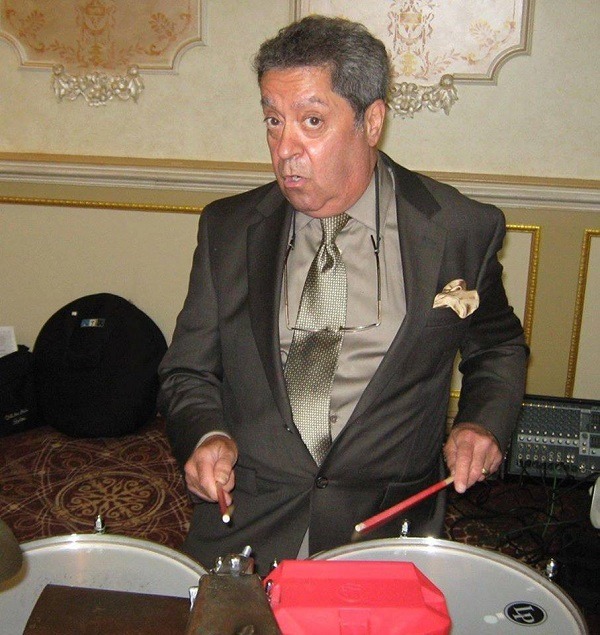 Nicky Marrero playing the timbales