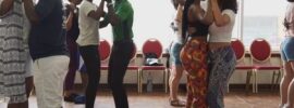 People dancing kizomba