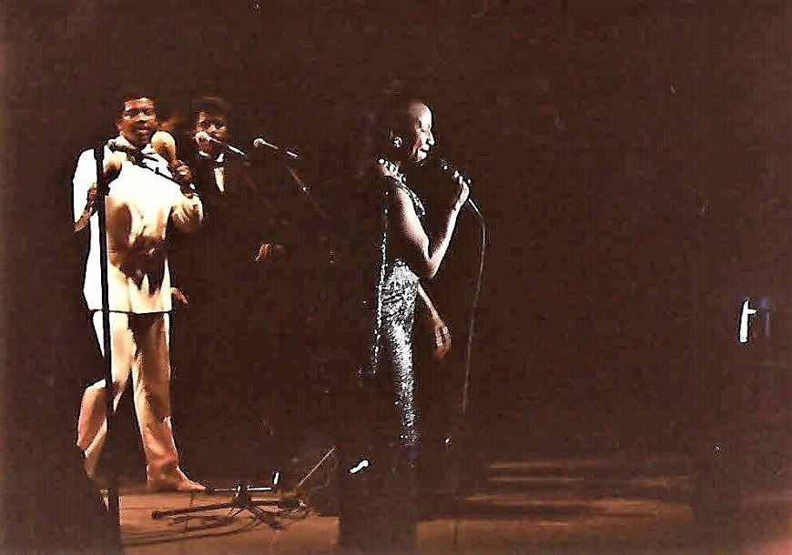 Celia Cruz and Phil Robinson