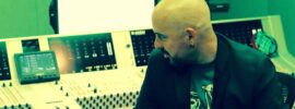Luis Papo Márquez in the studio