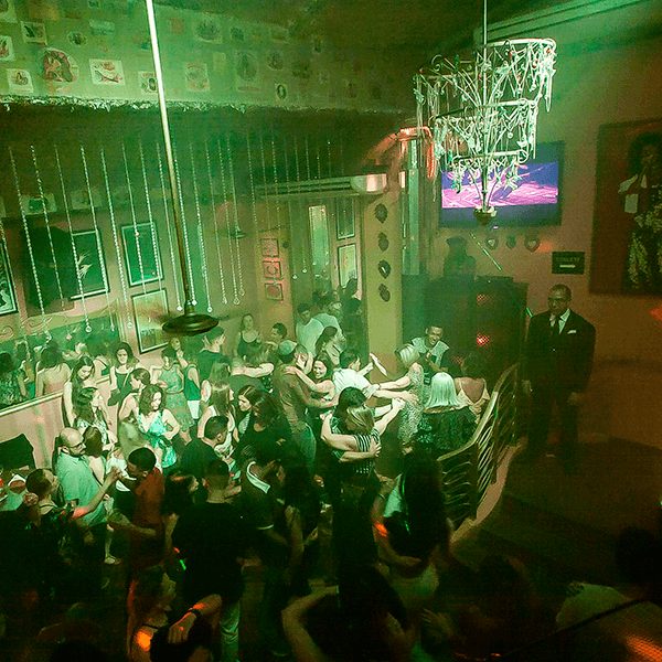 Rumba inside the Azúcar Club Cubano