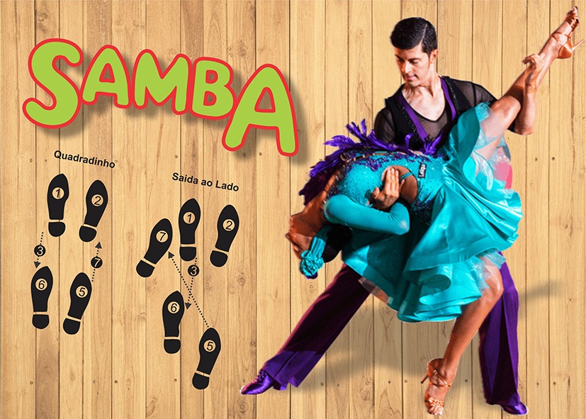 Steps to dance samba