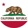 California US circular flag