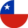 Chile circular flag