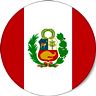 Peru circular flag