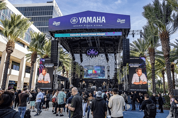 Stage at the NAMM Show