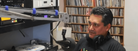 Guido working at KXLU 88.9 FM