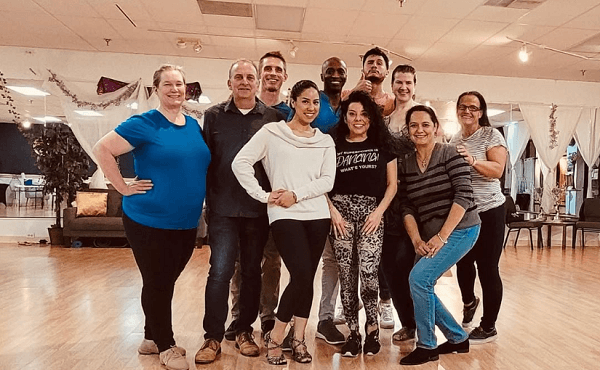 Elle Jay and her students