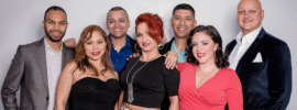 Members of the Salsa Fever On2 Dance Academy