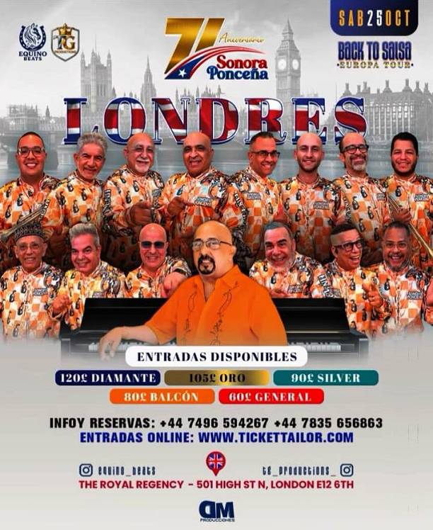 La Sonora Ponceña tour