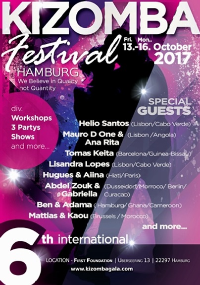 6th International Kizomba Gala Hamburg - Flyers