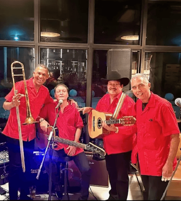 Roland Cache and the rest of the band