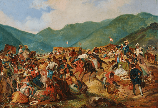 fiesta de amancaes with the cajón