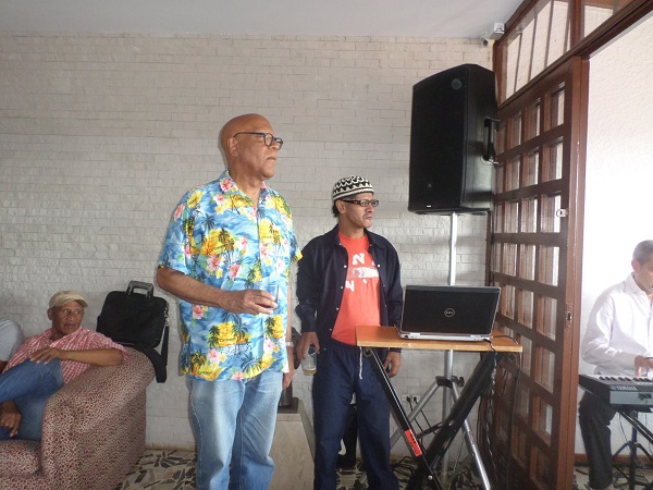 DJ Augusto Felibertt with the one and only virtuoso Víctor Cuica