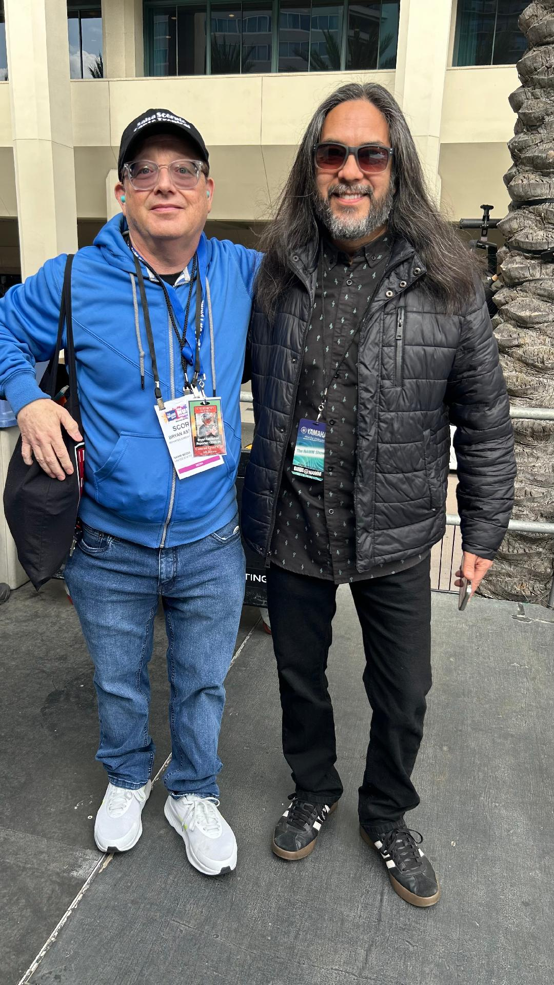 Scorpio and Max at the NAMM Show