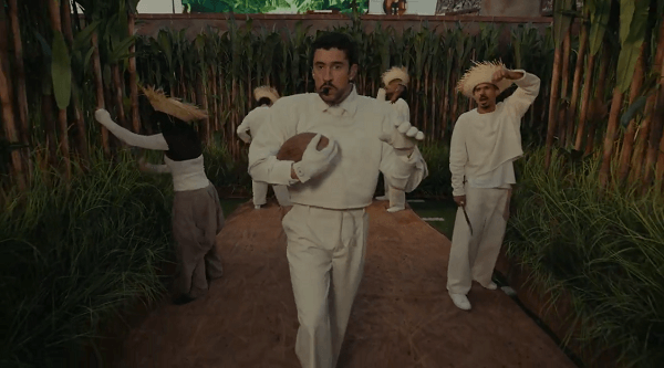 Bad Bunny during his performance