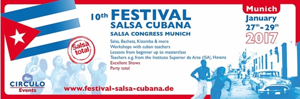 10 The Cuban Salsa Festival Germany, Munich 27 Jan 2017 – 29 Jan 2017