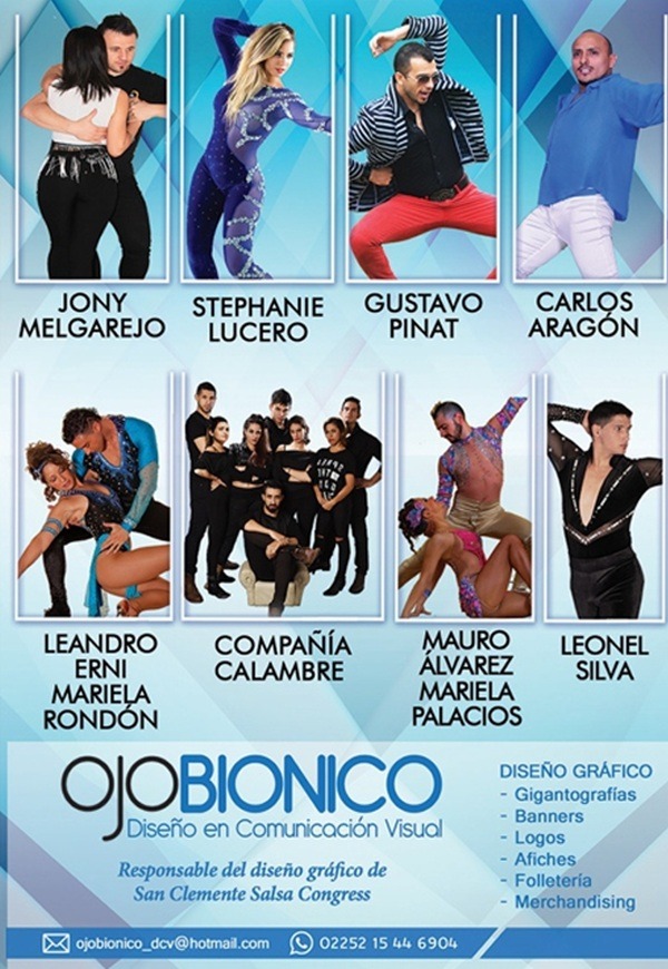 San Clemente 3rd Salsa Congress 2016 Flyers