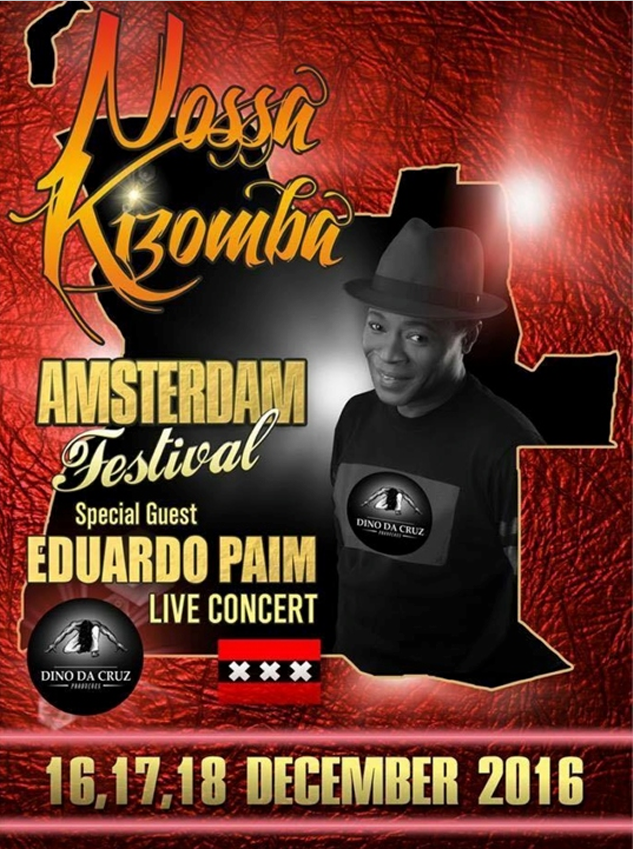 Nossa Kizomba. International Amsterdam Festival 2016 con Eduardo Paim- Flyers 