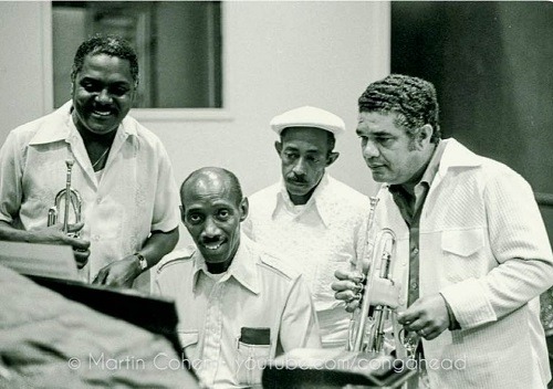 Alfredo Chocolate Armenteros, Lino Frias, Carlos Patato Valdez y el Negro Vivar 1973