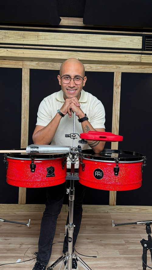 The timbalero Manolito Rodríguez