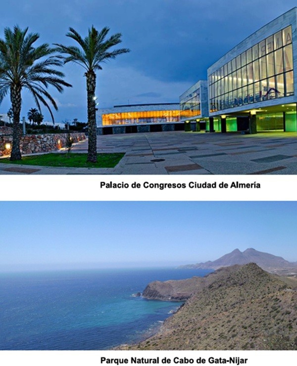 The Ciudad de Almería Conference Centre and the Cabo Gata Garden Hotel—both located in El Toyo, Almería—offer an idyllic seaside setting, right next to the magnificent Cabo de Gata-Níjar Natural Park.