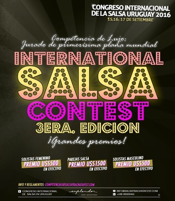 Uruguay International Salsa Congress 2016 – Flyers