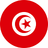 Tunisia circle flag