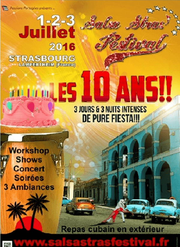 Salsa Stras Festival - July 1st- 3rd