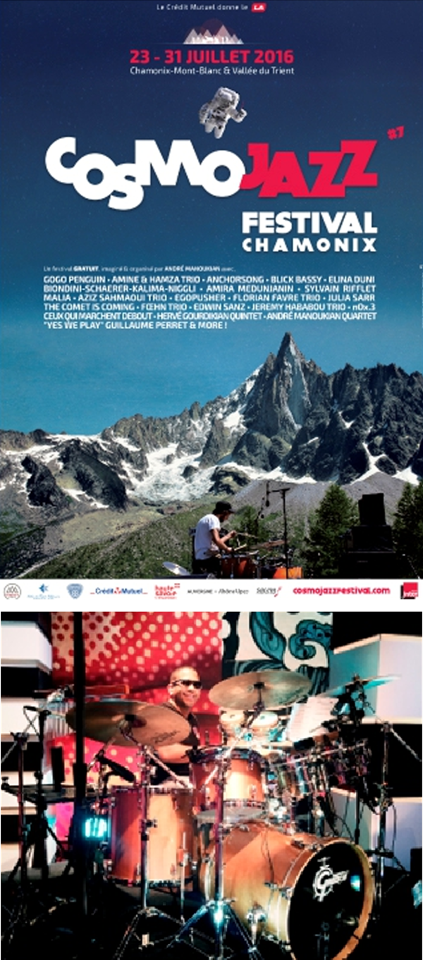 Edwin Sanz - At Cosmo Jazz Festival in Chamonix-Mont-Blanc, France