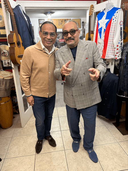Gilberto visited us