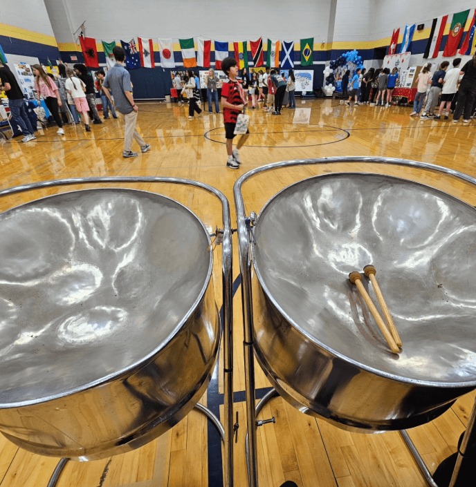 The steel pan Patrice played